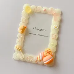 〔J01〕ホイップデコ ひよこケース🐥 B7 黄色 イエロー 硬質ケース トレカケースデコ