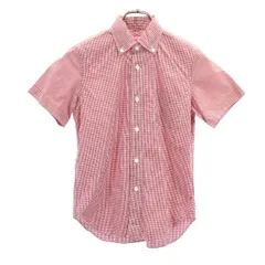 ジュンヤワタナベマン コムデギャルソン 2011年 半袖 ボタンダウンシャツ S 赤×白 JUNYA WATANABE MAN COMME des GARCONS メンズ 【中古】 【220503】 メール便可のサムネイル
