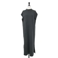 美品　キャバン ワンピース　Fサイズ　ブラック系　 24ss ロング 大きいサイズ レディース レース切替えシフォンワンピース goldy