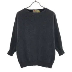 トラディショナル ウェザーウェア ウール 7分袖 セーター S グレー系 TRADITIONAL WEATHER WEAR カットソー レディース