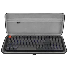 Geekria 90%-96% キーボードケース、100キーコンピュータメカニカルゲーミングキーボード用ハードシェルトラベルキャリングバッグ、Keychron K4、RK Royal KLUDGE R
