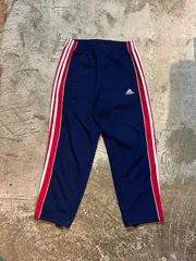 90s adidas アディダス パフォーマンスロゴ トラックパンツ ジャージ ネイビー L