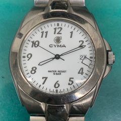 愛*侍様 CYMA シーマ ダイバー クォーツ 200m防水 スイス製 電池交換
