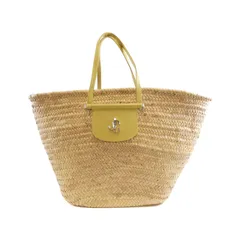 j24【極美品】ジミーチュウ　スネークモチーフ　ラフィア　レザー　かごバッグ. re-jim-ha-w-00022_9.jpg