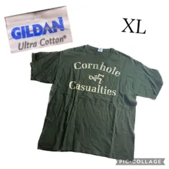SWS0258 古着　 GILDANギルダン グリーン半袖Tシャツ ハイチ製XL