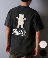 【ムラスポ公式】新品 GRIZZLY グリズリー 半袖 Tシャツ メンズ バックプリント BIG PRINT BEAR G25SS1402 ムラサキスポーツ限定
