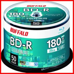 人気　 バッファロー ブルーレイディスク BD-R 1回録画用 25GB 50枚