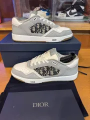 激レアDior ディオールスウェード刺繍入りベルベットスリッポン41