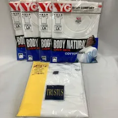 難あり】メンズ肌着　Lサイズ　半袖4枚　長袖1枚　計5枚　まとめ売り　C843