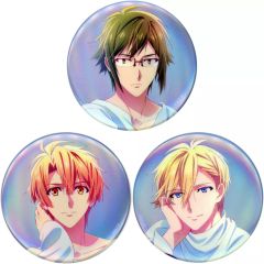[중고] 배지 핀즈 IDOLiSH7 B 오로라 캔 배지 세트 [애니메이션 아이돌리쉬 세븐 MEMORIAL EXHIBITION]