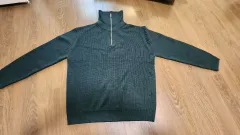 マインドブリッジ ハーフジップアップ ニット