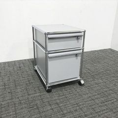 USMハラー インサイドワゴン 2段 USM マットシルバー