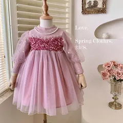 子どもドレス 女の子 ニットワンピース Aライン 入学式 大人っぽい子供服 プチハイネック 切り替え キッズ ラウンドネック 秋 冬 女の子 可愛い 暖かい キッズ服 プレゼント 内祝い 幼稚園 保育園 通園 グッズ  おしゃれ ニット 長袖 jinmi02