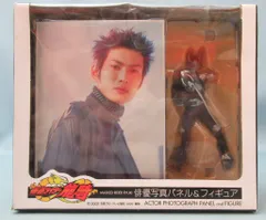 バンプレスト 仮面ライダー龍騎俳優写真パネル&フィギュア 仮面ライダー龍騎 ナイト&秋山蓮