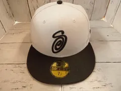 STUSSYストゥーシー new era ニューエラ キャップ 22AW ホワイト ストリート