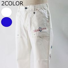 マリンパンツ シナコバ 25115320 メンズカジュアル 送料無料 40代 50代 60代 綿パン イージーパンツ ボトム ゴルフ golf 新品 ネイビー