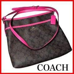 ✨【美品】ほぼ未使用 COACH コーチ ショルダーバッグ シグネチャー レザー
