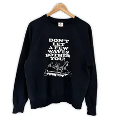 GU スヌーピー ヘビーウェイトスウェットプルオーバー(長袖) Peanuts  M ブラック トレーナー ジーユー メンズ 古着 長袖 裏起毛