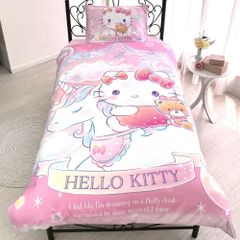 サンリオ ハローキティ 布団カバー3点セット シングル 新品 SANRIO HELLO KITTY Bed Sheets Set