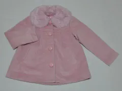 メゾピアノ mezzo piano アウトレット 子供服 女の子 130cm 長袖 コート ピンク ショート丈 秋 冬 ★3 アウター 冬服 ガールズ 女児 キッズ 【中古】 ユーズド リサイクル 古着 子ども服 こども