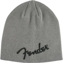 Fender Logo Beanie, Charcoal Heather Gray, One Size ニット帽〈フェンダー〉