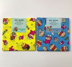 【まとめ売り】 クレヨンしんちゃん カットクロス はぎれ 2点セット
