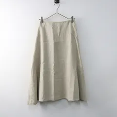 オンワード樫山 23区 R By RITATAKAHASHI リネン トラペーズ スカート 32/ベージュ ボトムス フレア【2400014458107】のサムネイル