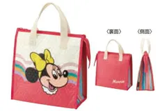 スケ 【送料無料】【ディズニーキャラクター】【レトロシリーズ】不織布保冷バッグ【23】【ミニーマウス】【ディズニー】【映画】【アニメ】【バッグ】【かばん】【カバン】【鞄】【弁当入れ】【ランチバッグ】【トート】【アウトドア】【保冷】【雑貨】【グッズ】【かわいい