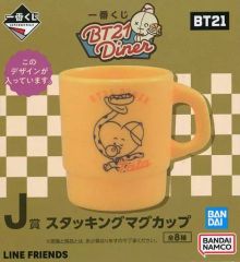 [중고] 머그컵·탕만 TATA(부이) 스태킹 머그컵 [이치반 복권 BT21 Diner] J상
