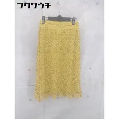 ◇ URBAN RESEARCH ROSSO 総レース 膝下丈 ナロー スカート サイズ36 イエロー レディース 【中古】 【1103180010988】のサムネイル