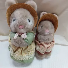 中古　セキグチ　うさぎ　麦わら帽子　レトロ 2つセット　店舗管理ｍ