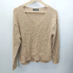 ◇ UNITED ARROWS green label relaxing 長袖 ニット サイズ表記なし ベージュ レディース E  【1407020069991】