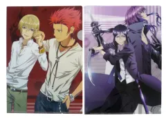 【中古】クリアファイル 周防＆十束/クロ＆紫 A4クリアファイル2枚セット 「アニくじ K RETURN OF KINGS」 J-6賞