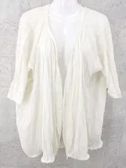 ◇ JOURNAL STANDARD ジャーナルスタンダード 七分袖 カーディガン アイボリー レディース  【1002800958023】