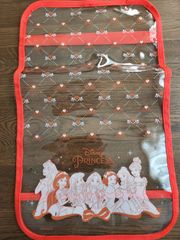 ランドセルカバー　赤　ディズニープリンセス　中古　プリントはげあり
