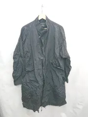 ◇ ⊇ BEAMS ビームス ナイロン生地 長袖 モッズコート サイズS ブラック メンズ E  【1503050037747】