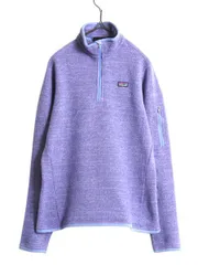 【お得なクーポン配布中!】 パタゴニア ベターセーター ハーフジップ レディース M 古着 13年製 Patagonia アウトドア フリース ジャケット プルオーバー ブルゾン 紫
