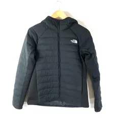 ザノースフェイス THE NORTH FACE PERTEX ジャケット レッドランフーディー NYW82173 わた ロゴ入り ファスナー ポケット 黒 Lサイズ 930592のサムネイル