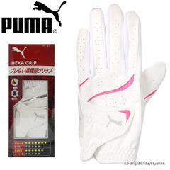 【在庫処分】PUMA プーマ 867895  ゴルフ ウィメンズ HEXA グリップグローブ 左手用 日本正規品 手袋 GOLF
