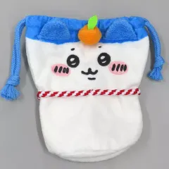 【中古】バッグ ハチワレ かがみもち巾着 「ちいかわ なんか小さくてかわいいやつ」 郵便局限定のサムネイル