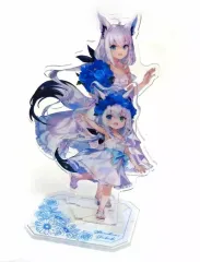 【中古】アクリルスタンド・アクリルパネル 白上フブキ アクリルスタンド 「バーチャルYouTuber ホロライブ 白上フブキ＆大神ミオ フブミオ5周年記念」