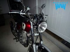 SR400 デイトナ ビンテージヘッドライト クロームメッキ ステー付き