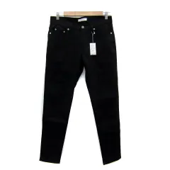 アズールバイマウジー AZUL by moussy ストレッチ テーパード パンツ 31 黒 ブラック /SY13のサムネイル
