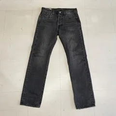 Levi's Premium リーバイスプレミアム 501 ORIGINAL SELVEDGE DENIM ストレートデニムパンツ ブラック系 W29/L32 501-3518【中目黒R04】