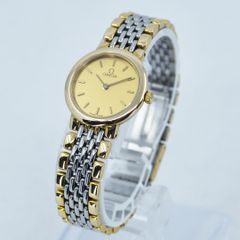 OMEGA オメガ デビル ゴールド文字盤 ステンレスベルト