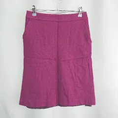 ◇ ⊇ MACKINTOSH PHILOSOPHY ひざ丈 タイト スカート サイズ36 パープル系 レディース E  【1409100058253】