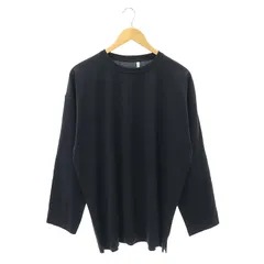 キャプテン サンシャイン KAPTAIN SUNSHINE 23SS Sea island suede tenjiku L/S tee Tシャツ カットソー 長袖 オーバーサイズ 36 S 紺 ネイビー /AT ■OSのサムネイル