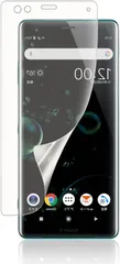 JACRON ガイド枠付き・簡単な貼り付け方Xperia XZ3 ガラスフィルム 柔らかいTPU素材 指紋認証対応 剥がしにくい 気泡ゼロ 傷修復 エク スペリア 用 保護フィルム 全面 3D曲面 アンチグレア(MO-AA1084)