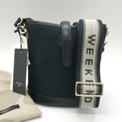 Weekend Max Mara バゲットバッグ 美品 ショルダーバッグ ミニバッグ キャンバス BAG ウィークエンドマックスマーラ 鞄 B13920◆のサムネイル