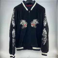 MS:NICX SIXX スカジャン スカル ドクロ L メンズ